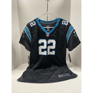NWT McCaffrey NFL Carolina Panthers Nike Football Jersey Womens L Keep Pounding